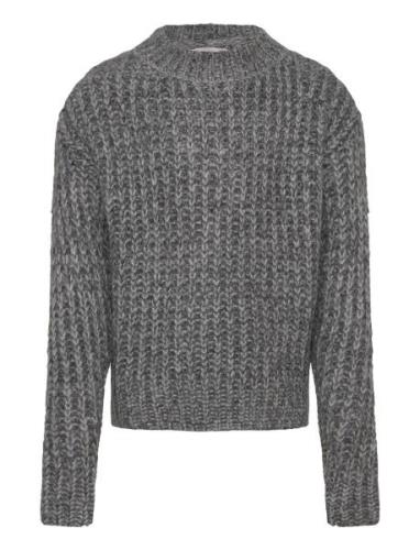 Kogl L/S Multi Melange Knt Tops Knitwear Pullovers Grey Kids Only