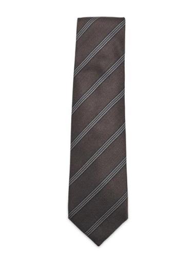 Tie Slips Brown Oscar Jacobson