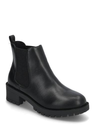 Biapearl Chelsea Boot Faux Leather Shoes Chelsea Boots Black Bianco