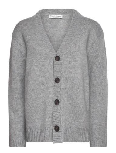 Bs Ariel Regular Fit Knitwear Tops Knitwear Cardigans Grey Bruun & Ste...