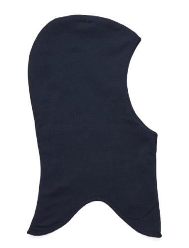 Cotton Fullface - Double Accessories Headwear Balaclava Navy Mikk-line