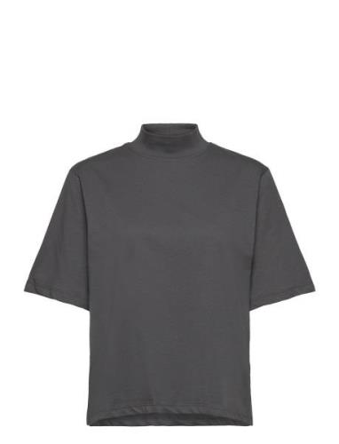 Top Beatrice Tops T-shirts & Tops Short-sleeved Grey Lindex