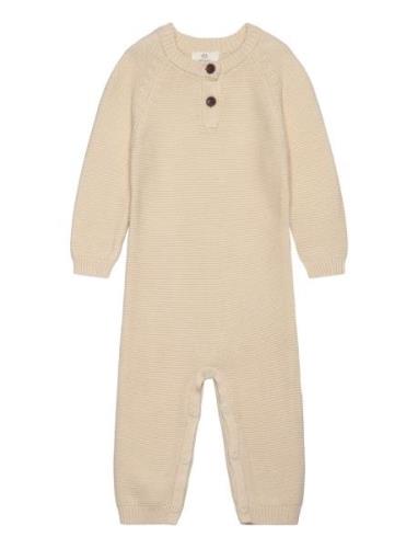 Classic Cotton Baby Full Body Langærmet Body Beige Copenhagen Colors