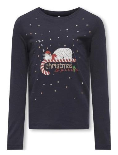 Kogxmas Life Yrsa Life Reg L/S Top Jrs Tops T-shirts Long-sleeved T-Sk...