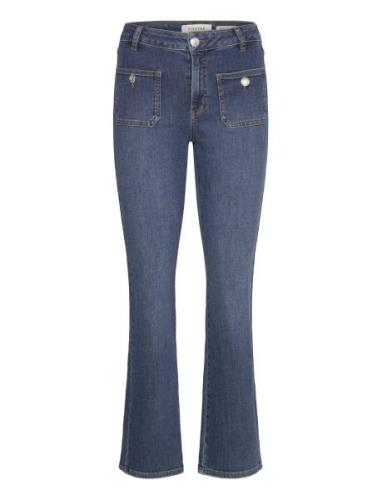 Pd-Jelena Jeans 70'S Wash Washingto Bottoms Jeans Flares Blue Pieszak