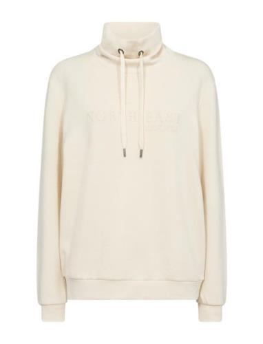 Sc-Banu Tops Sweatshirts & Hoodies Sweatshirts Cream Soyaconcept