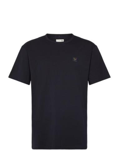 Cave Organic T-Shirt Tops T-Kortærmet Skjorte Black Fat Moose