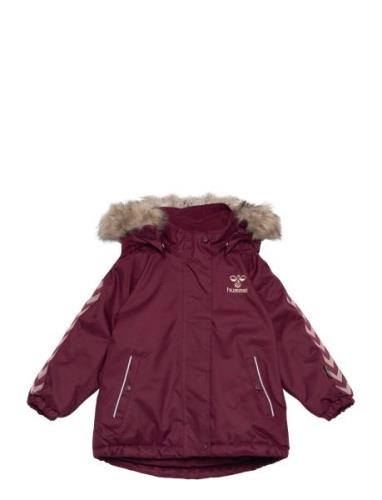 Hmlcanyon Tex Jacket Outerwear Jackets & Coats Winter Jackets Burgundy...