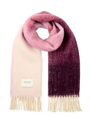 Cosy Brushed Colorflow Scarf Accessories Scarves Winter Scarves Pink T...