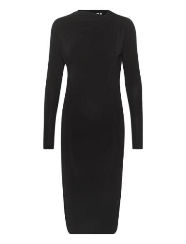 Kaaida Jersey Dress Knælang Kjole Black Kaffe