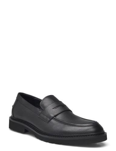 T43-4310 Loafers Flade Sko Black TGA By Ahler