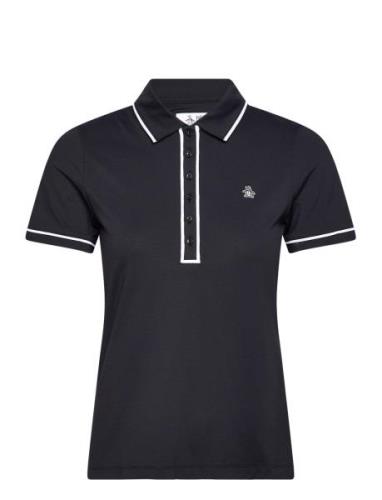 Performance Veronica Polo Tops T-shirts & Tops Polos Black Original Pe...