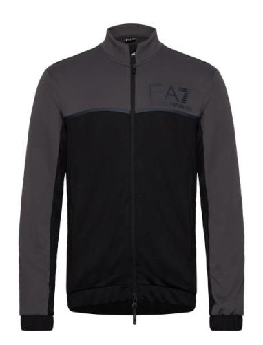 Tracksuit Tops Sweatshirts & Hoodies Fleeces & Midlayers Black EA7