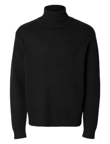 Slhcody Ls Knit Relaxed Roll Neck Tops Knitwear Long Sleeve Knitted Po...