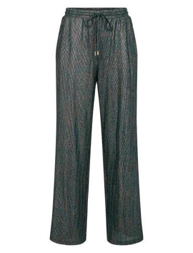 Nuginny Pants Bottoms Trousers Wide Leg Green Nümph