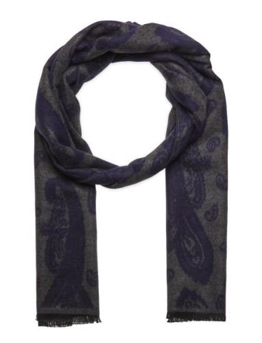 Double Face Scarf Accessories Scarves Winter Scarves Navy Amanda Chris...