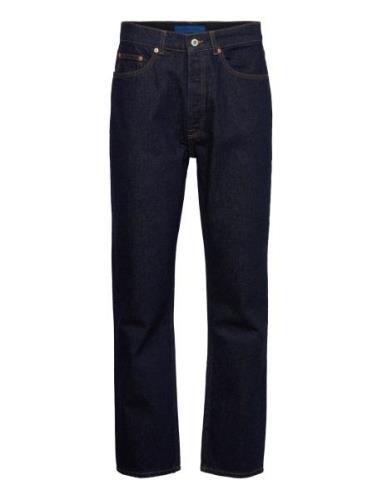 Regular Five Pocket Jeans - Indigo Rinsed Bottoms Jeans Tapered Blue G...