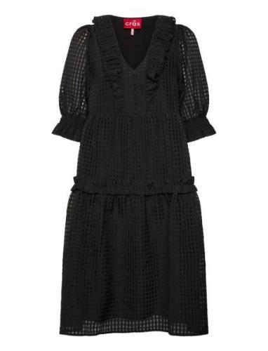 Lyoncras Dress Knælang Kjole Black Cras