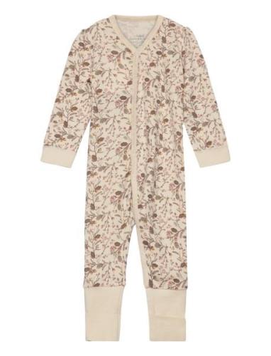 Manui - All-In- Pyjamas Sie Jumpsuit Cream Hust & Claire