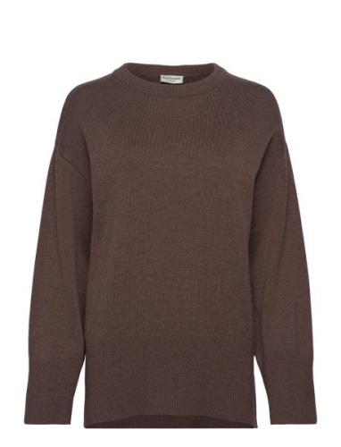 Bs Adalyn Knitwear Tops Knitwear Jumpers Brown Bruun & Stengade