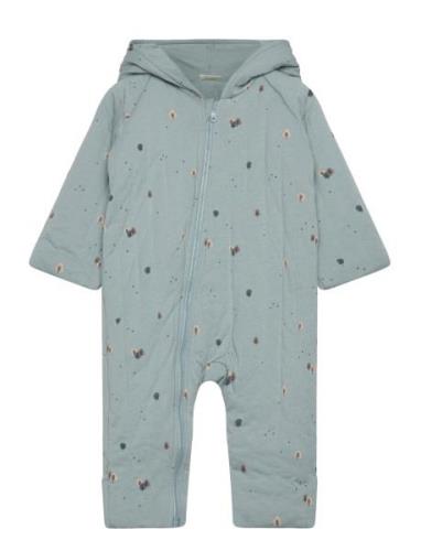 Wholesuit W. Lining Outerwear Fleece Outerwear Fleece Suits Blue Fixon...