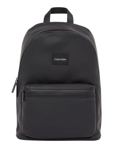 Ck Essential Round Bp Rubber Rygsæk Taske Black Calvin Klein