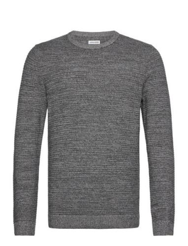 Jjotto Knit Crew Neck Ln Tops Knitwear Round Necks Grey Jack & J S