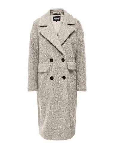 Onlvaleria Piper Coat Otw Cc Outerwear Coats Winter Coats Grey ONLY