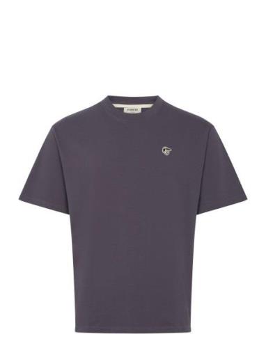 Emilio Raisin Tee Tops T-Kortærmet Skjorte Navy Pompeii