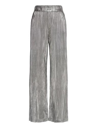 Jill Bottoms Trousers Wide Leg Silver SUNCOO Paris