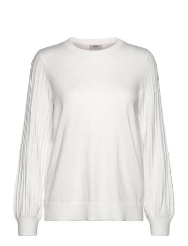 Frlil Pu 2 Tops Knitwear Jumpers Cream Fransa