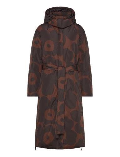 Suoja Unikko Foret Jakke Brown Marimekko