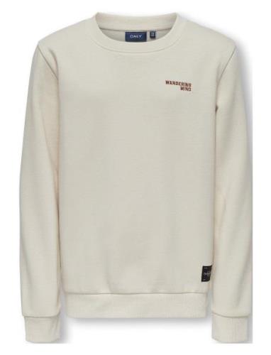 Kobcolumbus L/S Print Swt Tops Sweatshirts & Hoodies Sweatshirts Cream...