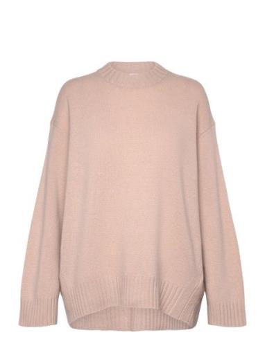 Elena Tops Knitwear Jumpers Beige Reiss