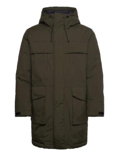 Apex Canvas? Long Padded Coat - Grs Parka Jakke Khaki Green Knowledge ...