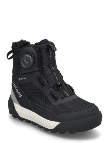 Expower Warm Gtx Boa Vinterstøvler Pull On Black Viking