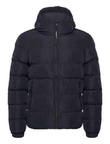 Hooded Sports Puffer Jacket Foret Jakke Navy Superdry