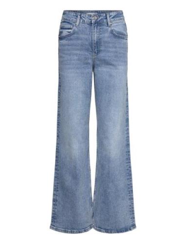 Comfy Wide Jeans Bottoms Jeans Wide Blue Gina Tricot