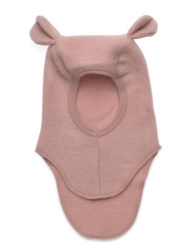 Balaclava Ears Wool Fleece Accessories Headwear Balaclava Pink Hutteli...