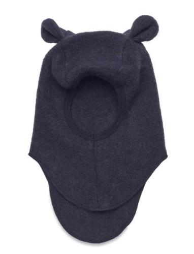 Balaclava Ears Wool Fleece Accessories Headwear Balaclava Navy Hutteli...