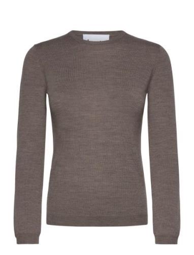 Lr-Ismaila Tops Knitwear Jumpers Brown Levete Room