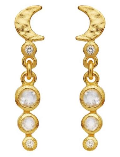 Jacy Earrings Ørestickere Smykker Gold Maanesten