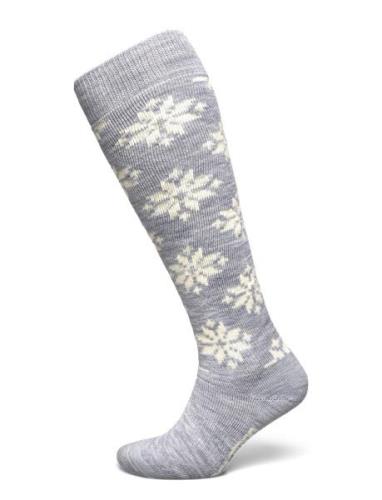 Rose Sock Sport Socks Regular Socks Grey Kari Traa