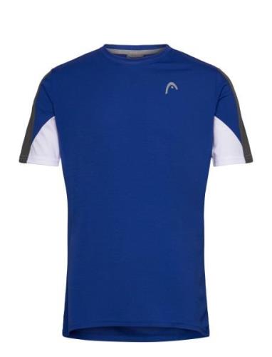 Club 22 Tech T-Shirt Men Sport T-Kortærmet Skjorte Blue Head