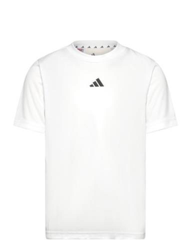 J Tr-Es T Tops T-Kortærmet Skjorte White Adidas Sportswear