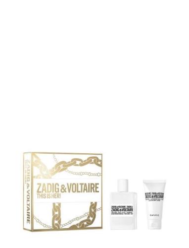 Gift Set This Is Her Edp + Body Lotion Parfume Sæt Nude Zadig & Voltai...