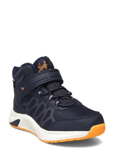 Kramfors High-top Sneakers Navy Leaf