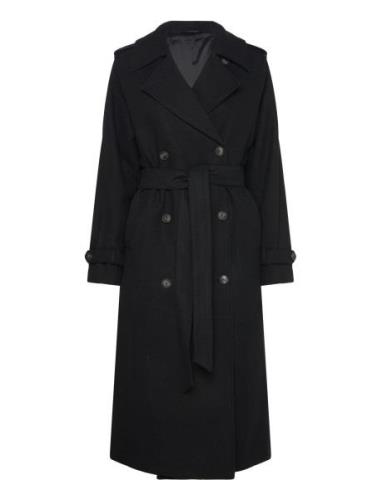 Bs Kaylee Coat Uldfrakke Frakke Black Bruun & Stengade