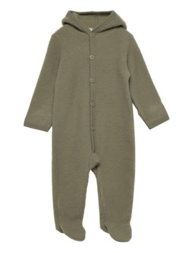 Hush Wool Wholesuit Outerwear Fleece Outerwear Fleece Suits Green Fixo...