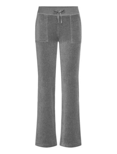 Del Ray Pocket Pant Cherry Blossom Bottoms Trousers Joggers Grey Juicy...